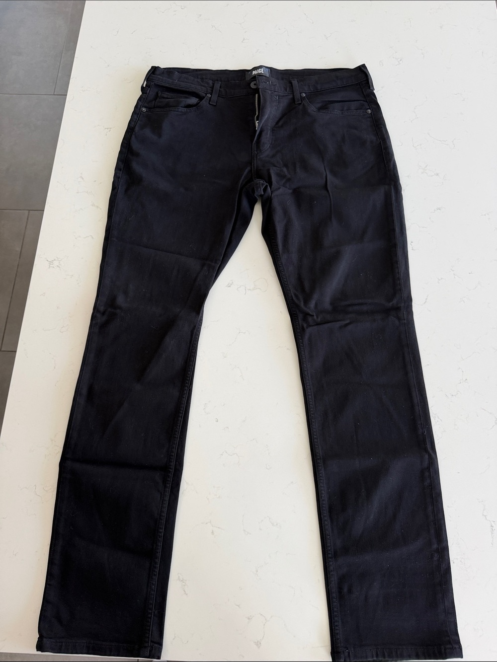PAIGE Men's Lennox Jeans in Black